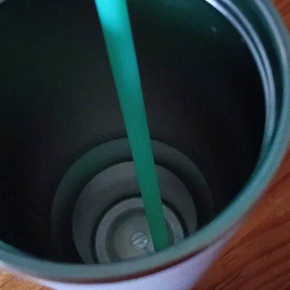 Stanley Teal and White Travel Mug 40 Oz - Picture 2 of 4